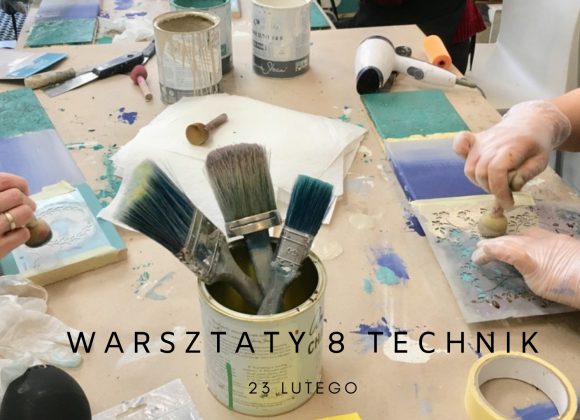 Fotorelacja z warsztatów 8 technik stylizacji mebli farbami kredowymi Annie Sloan – 23 lutego 2019