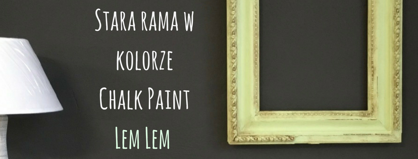 Rama w kolorze Lem Lem -DIY