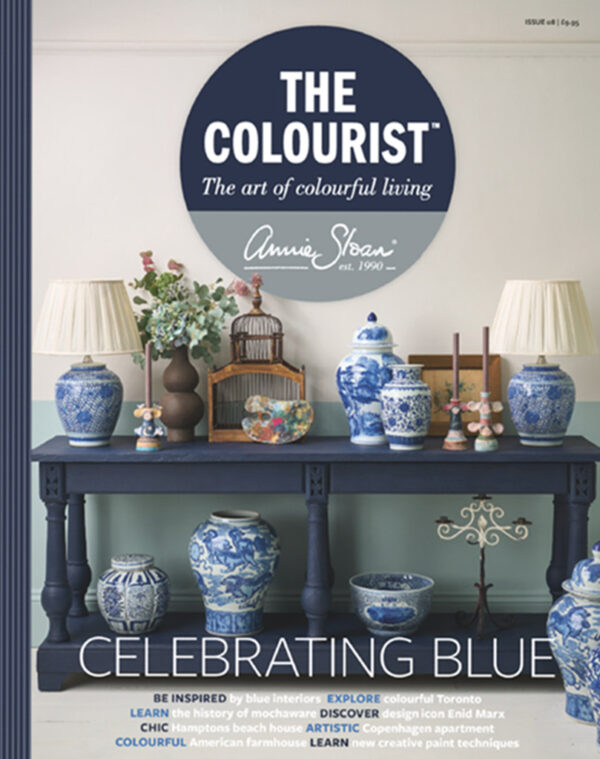 Okładka magazynu The Colourist 8 -celebrating blue