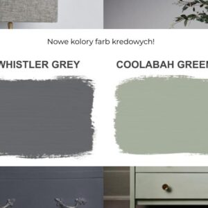 Nowe kolory farb Annie Sloan! Whistler Grey oraz Coolabah Green
