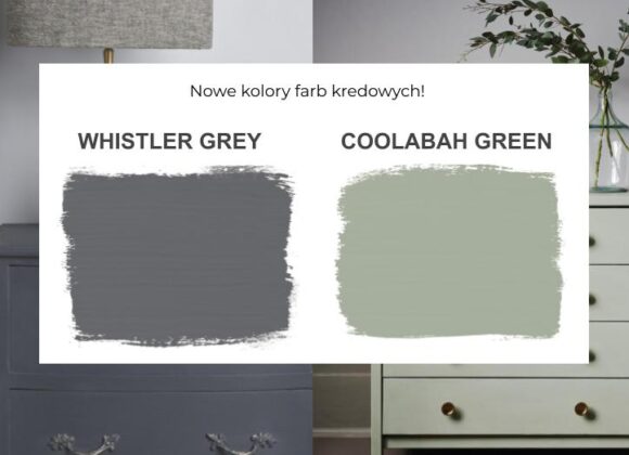 Nowe kolory farb Annie Sloan! Whistler Grey oraz Coolabah Green