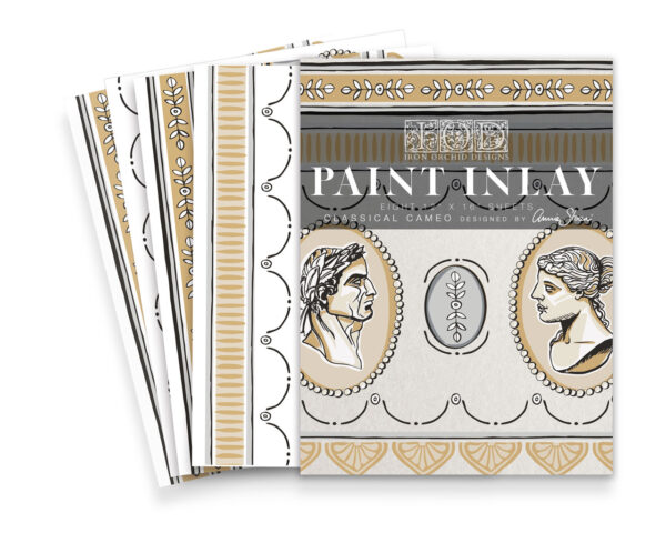 Paint Inlay Classical cameo IOD & Annie Sloan